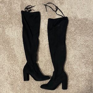 Elegant Black Over-the-Knee Boots